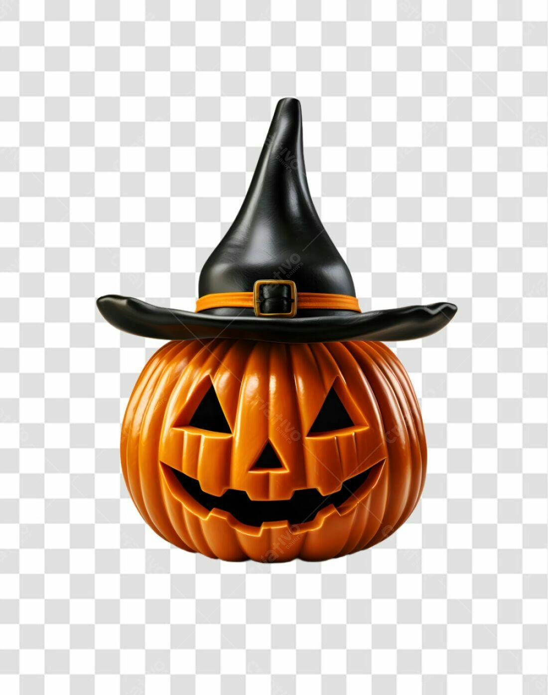 Icone Abóbora Halloween PNG com fundo transparente