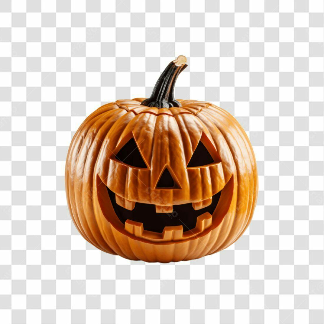 Icone Abóbora Halloween PNG com fundo transparente