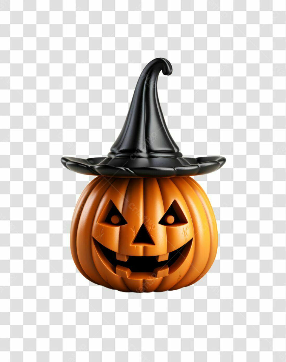 Icone Abóbora Halloween PNG com fundo transparente