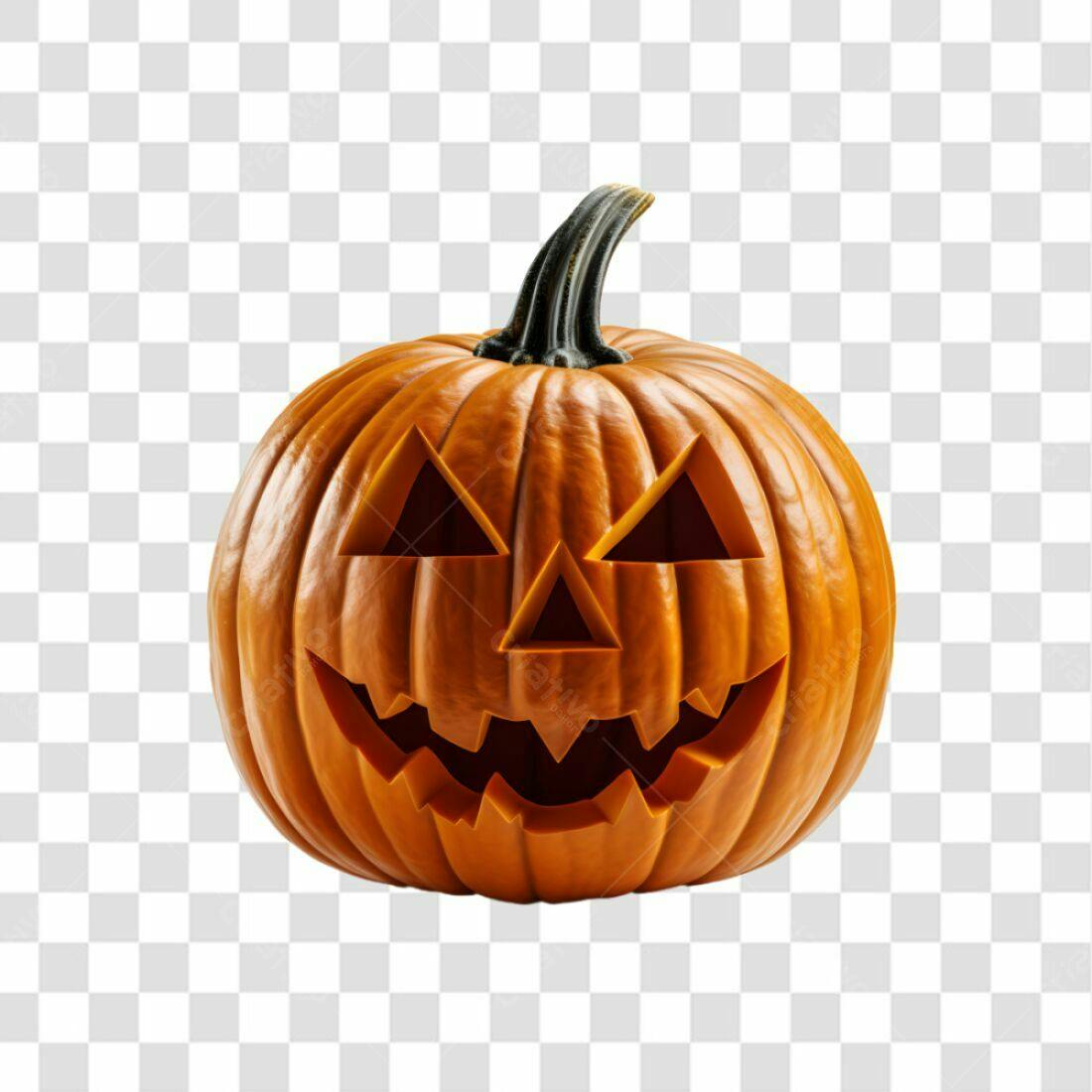 Icone Abóbora Halloween PNG com fundo transparente