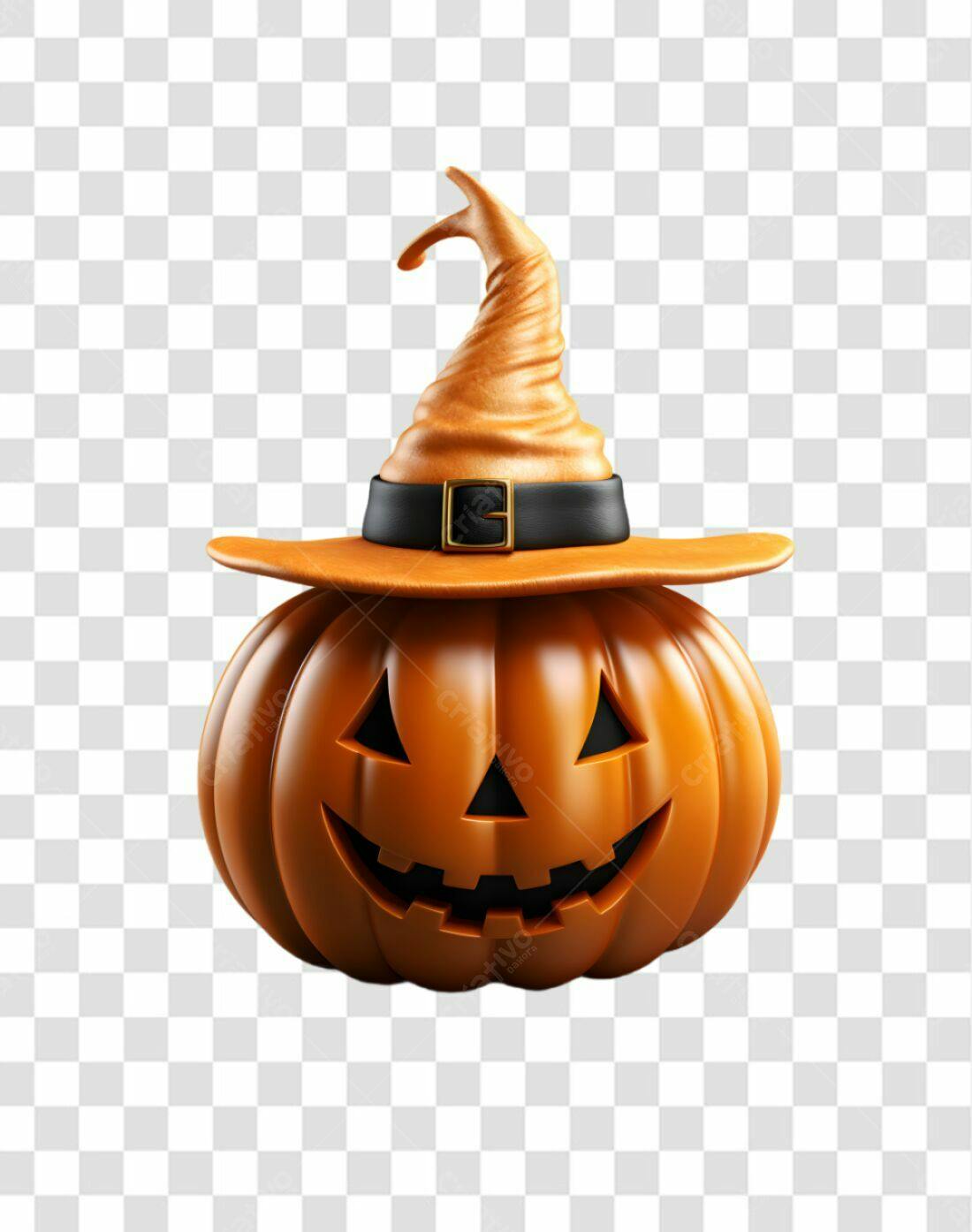 Icone Abóbora Halloween PNG com fundo transparente