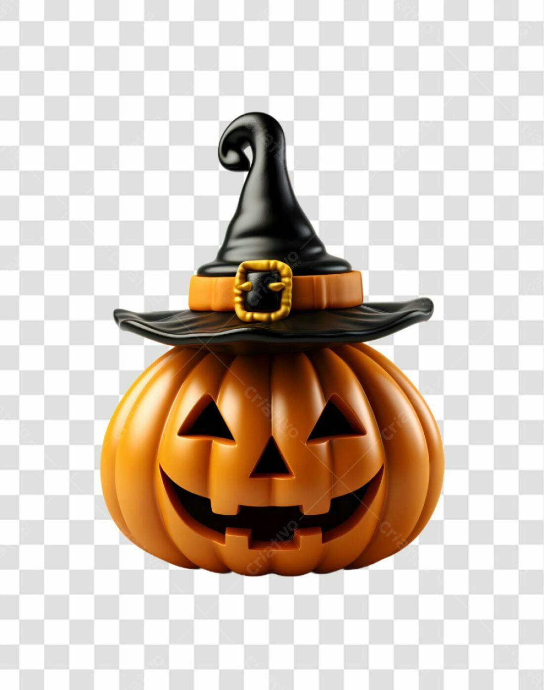 Icone Abóbora Halloween PNG com fundo transparente