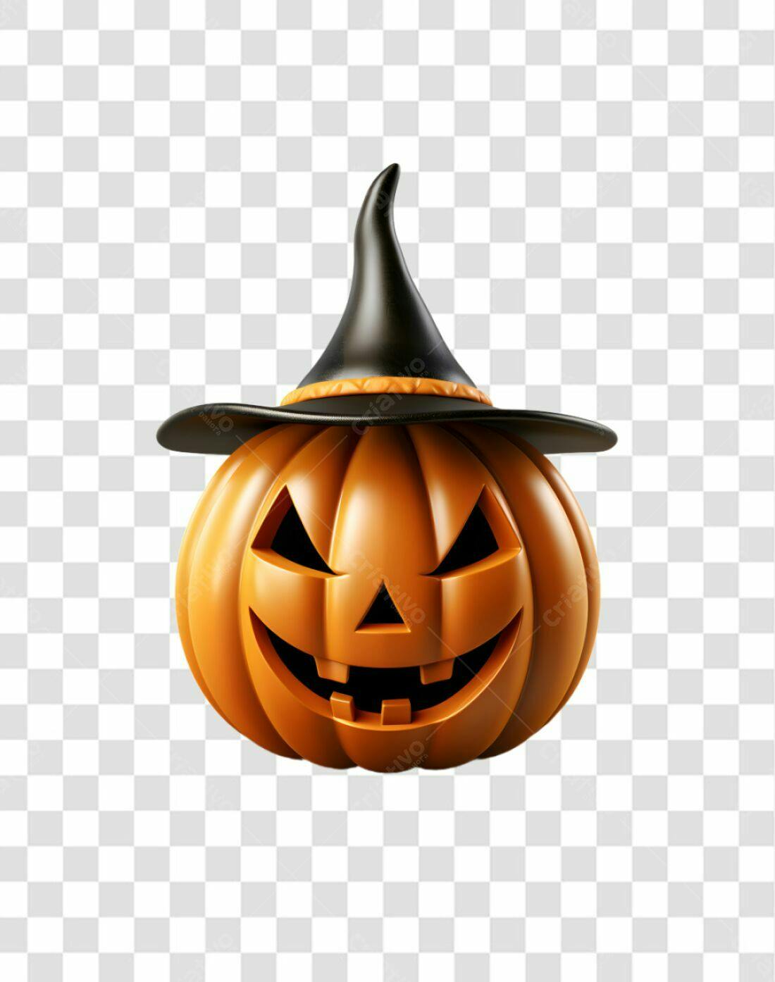 Icone Abóbora Halloween PNG com fundo transparente