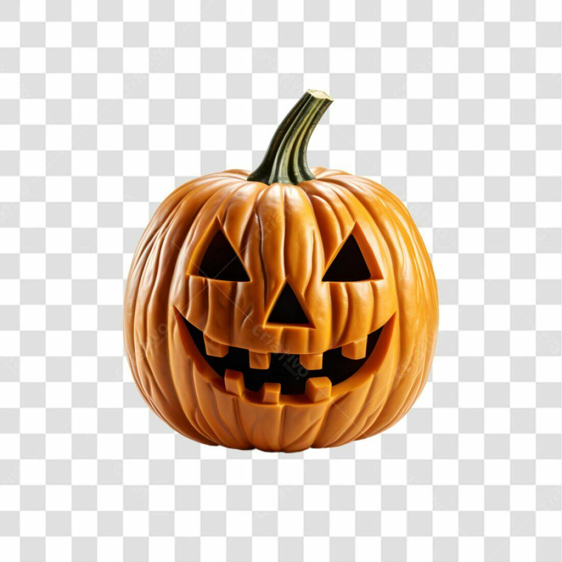 Icone Abóbora Halloween PNG com fundo transparente