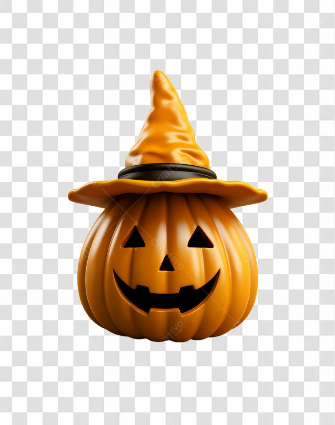 Icone Abóbora Halloween PNG com fundo transparente