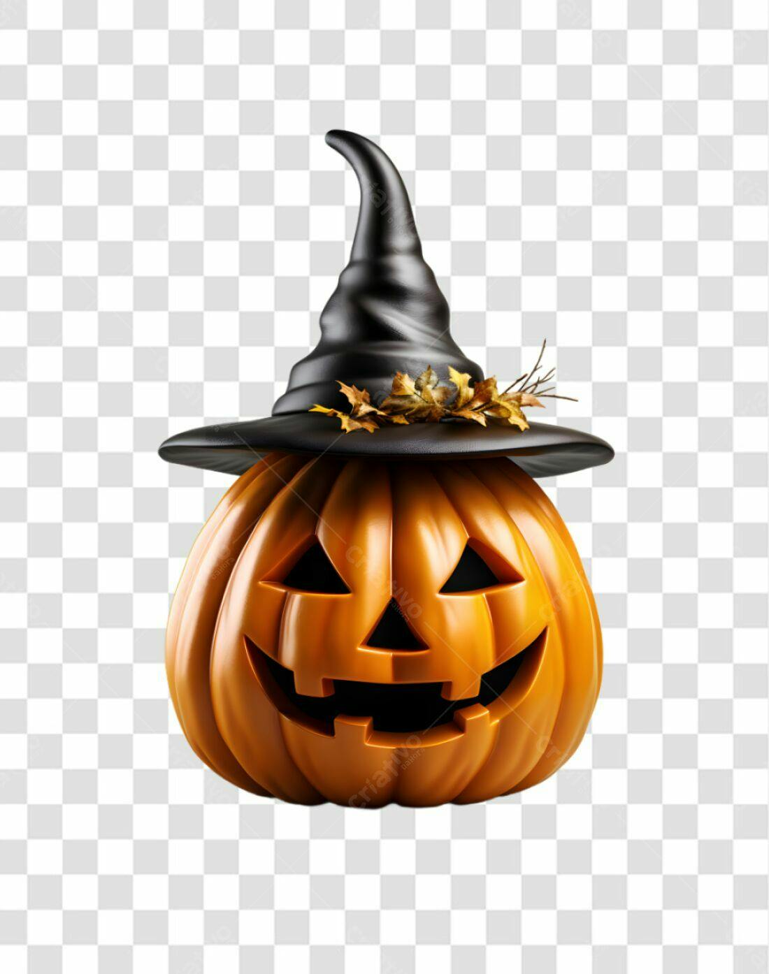 Icone Abóbora Halloween PNG com fundo transparente