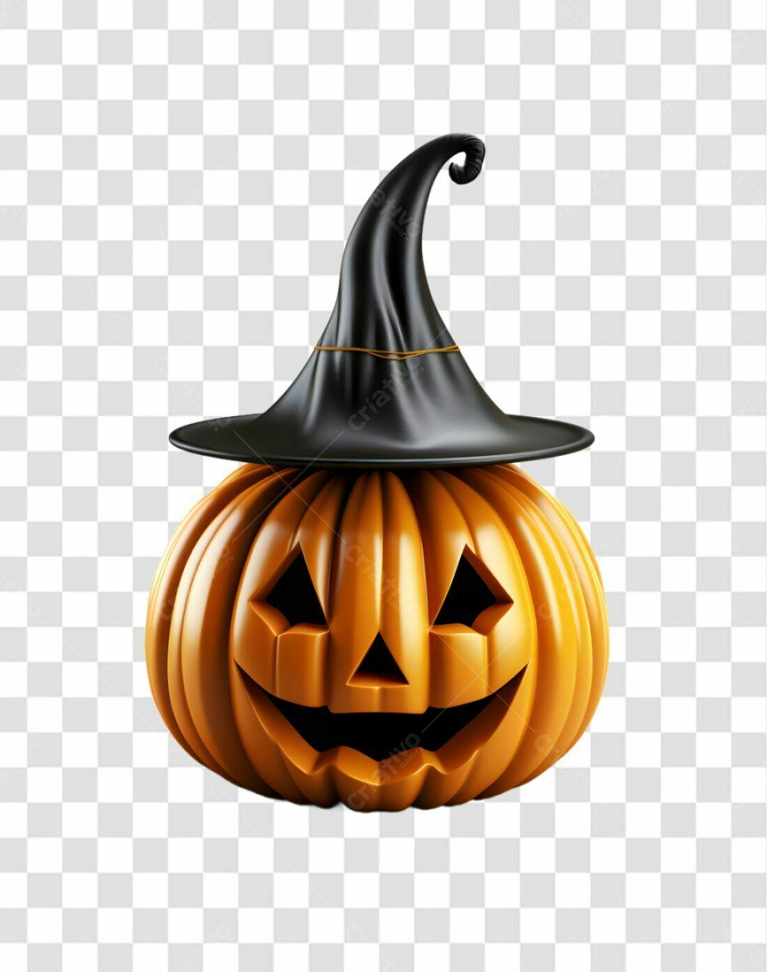Icone Abóbora Halloween PNG com fundo transparente