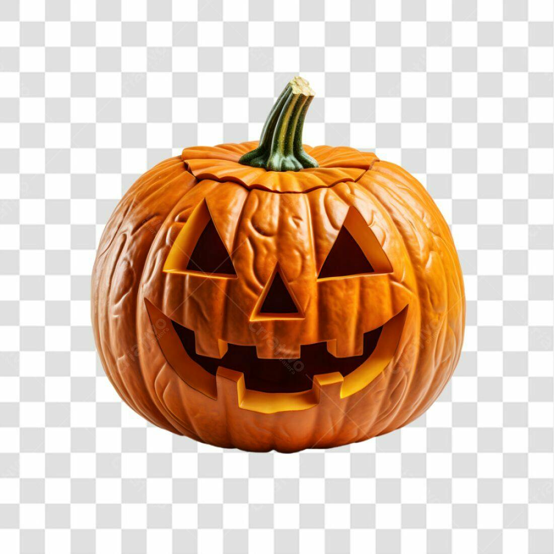 Icone Abóbora Halloween PNG com fundo transparente