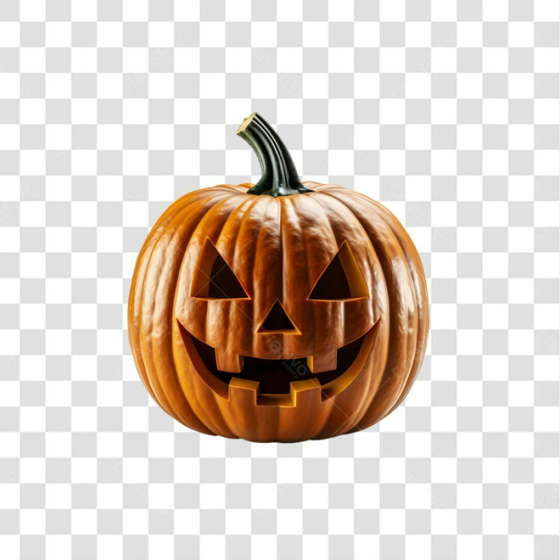 Icone Abóbora Halloween PNG com fundo transparente