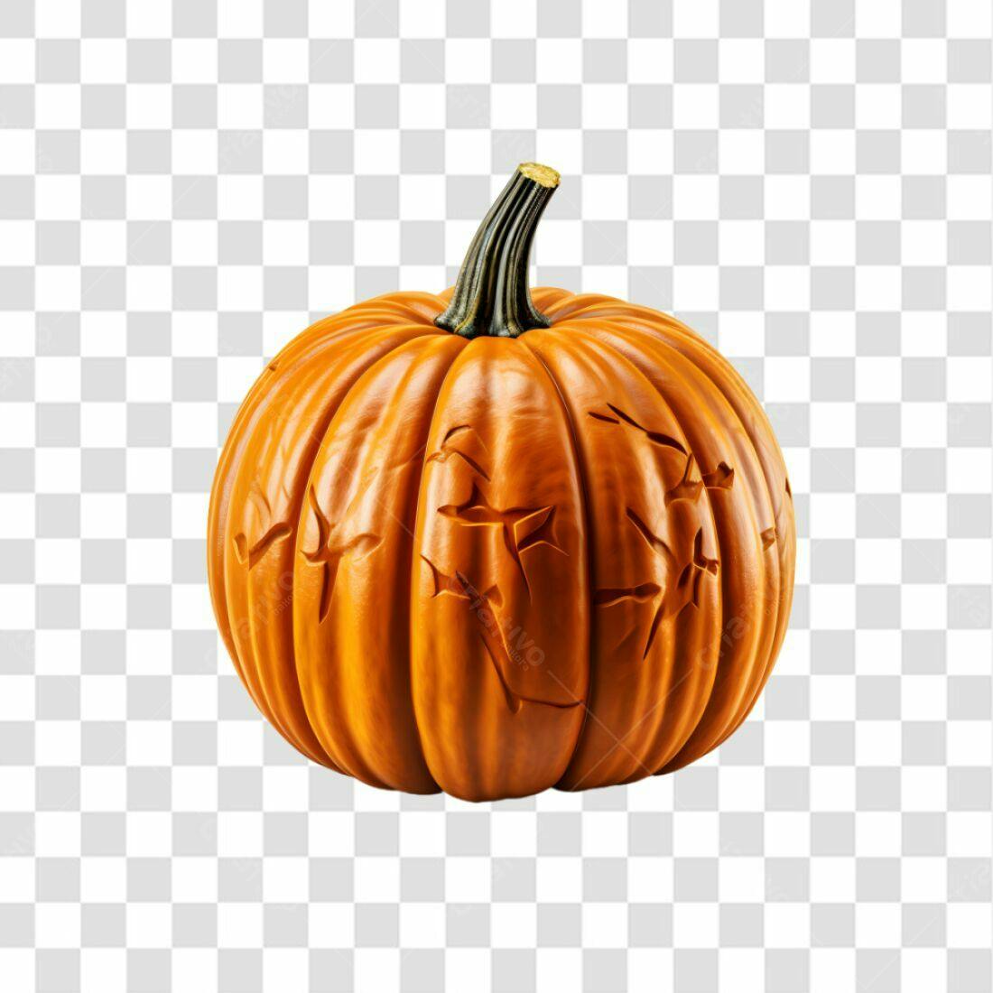 Icone Abóbora Halloween PNG com fundo transparente