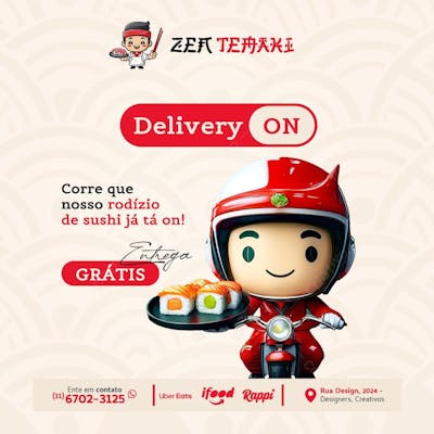 Coleção Social Media Comida Japonesa 