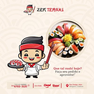 Coleção Social Media Comida Japonesa 