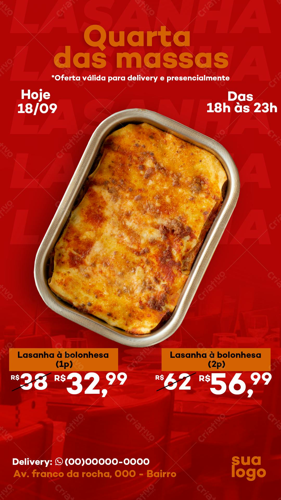 Flyer Quarta das Massas PSD Editável