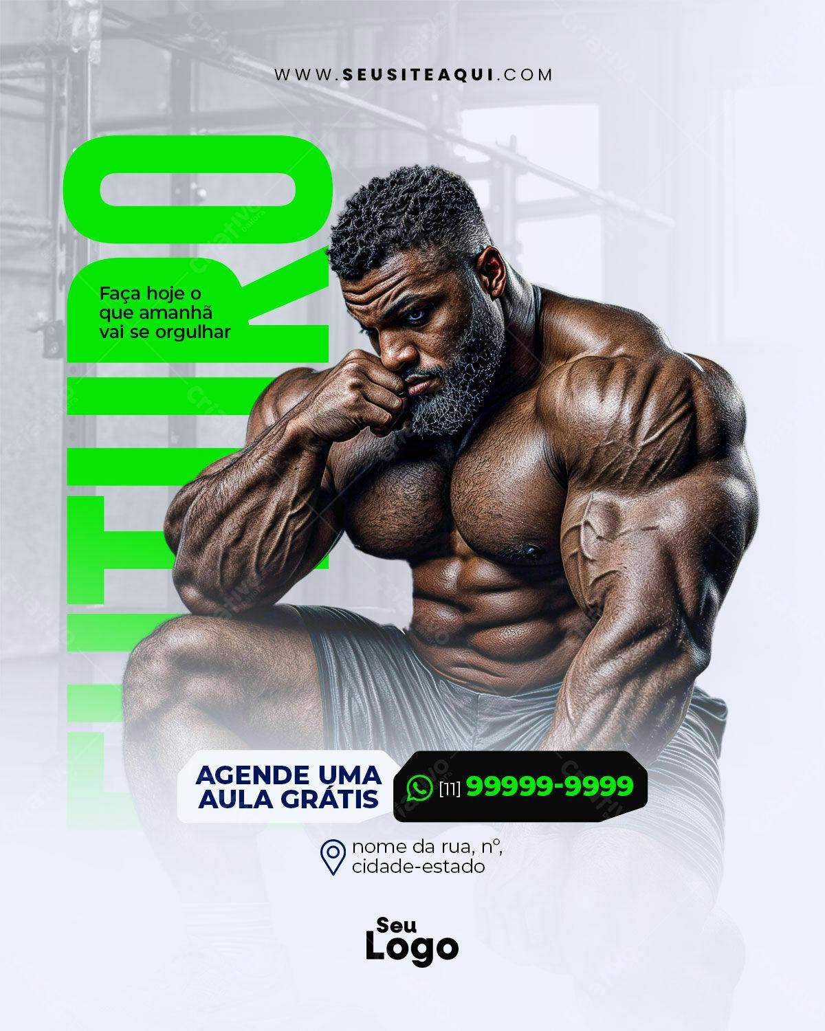 Flyer Academia PSD Editável