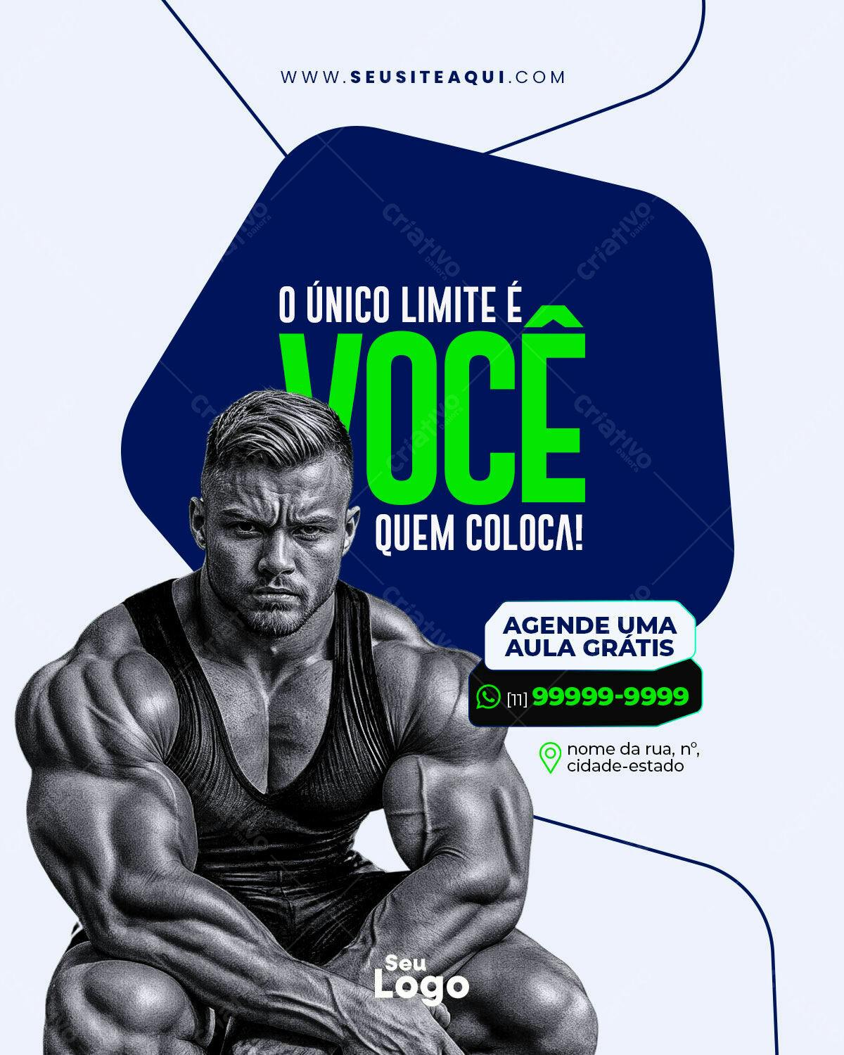 Flyer Academia PSD Editável