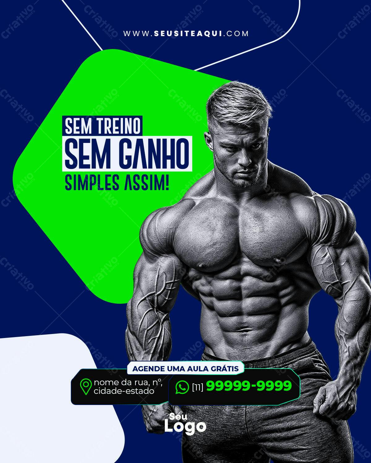 Flyer Academia PSD Editável