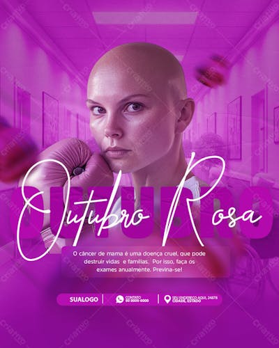 Mês De Conscientização Do Cancêr De Mama Outubro Rosa 3