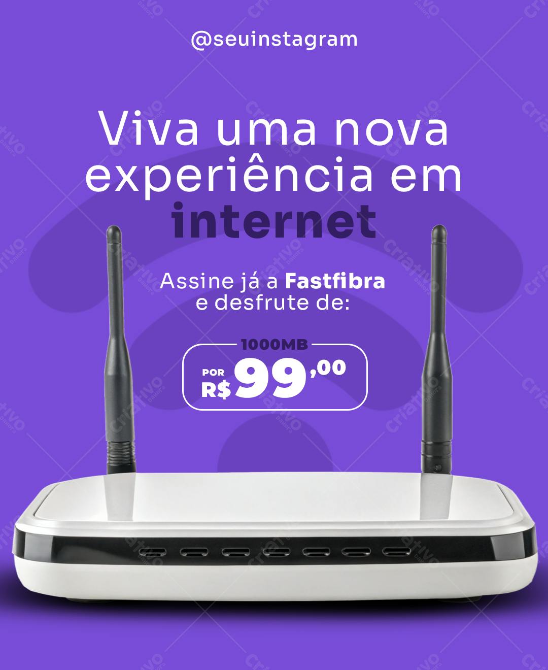 Post para Anúncio de Internet PSD Editável