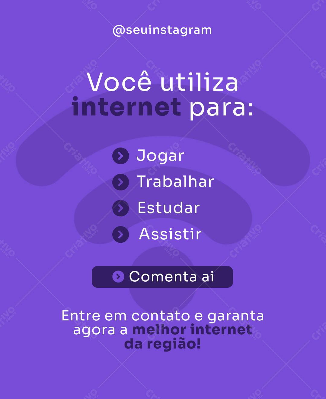 Post para Redes Sociais PSD Editável