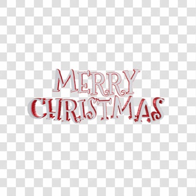 Icone Natal Merry Christmas PNG com fundo transparente