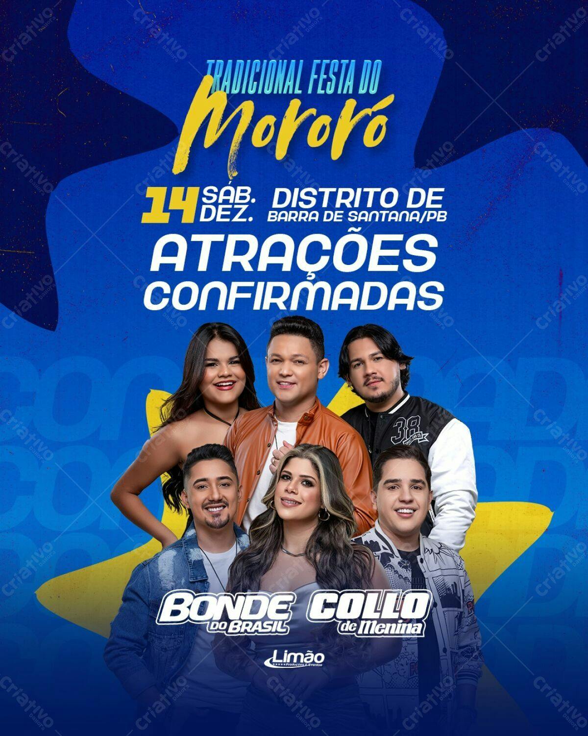 Flyer Festa do Mororó PSD Editável