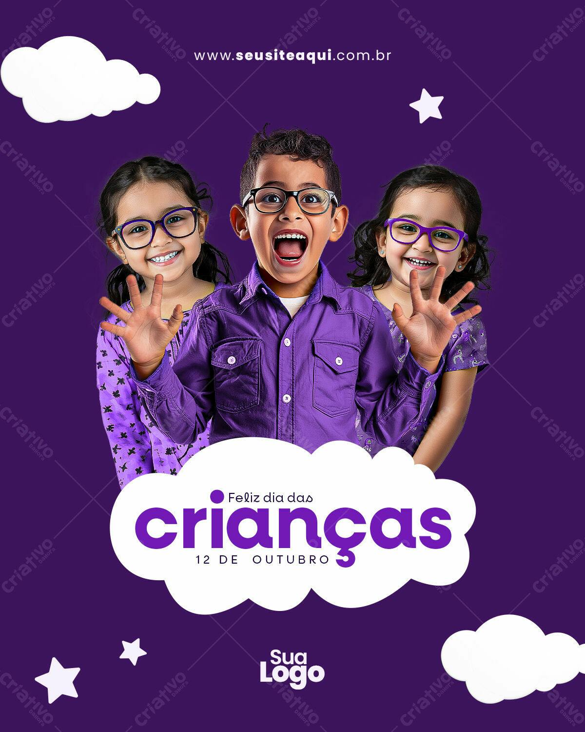 Postagem Dia das Crianças PSD Editável