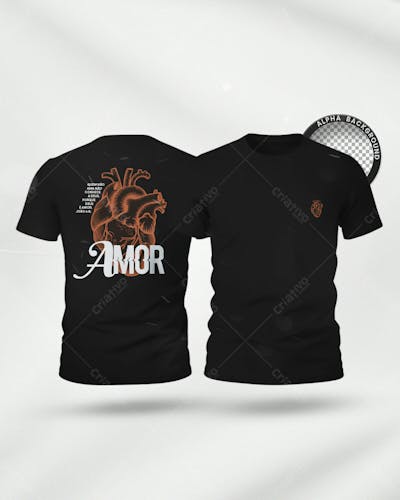Mockup Camiseta Gospel Camisa Design T Shirt Template Totalmente Editavel Psd