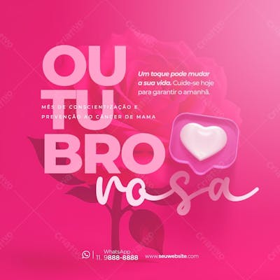 Outubro Rosa Social Media