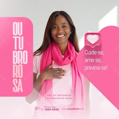 Outubro Rosa Social Media