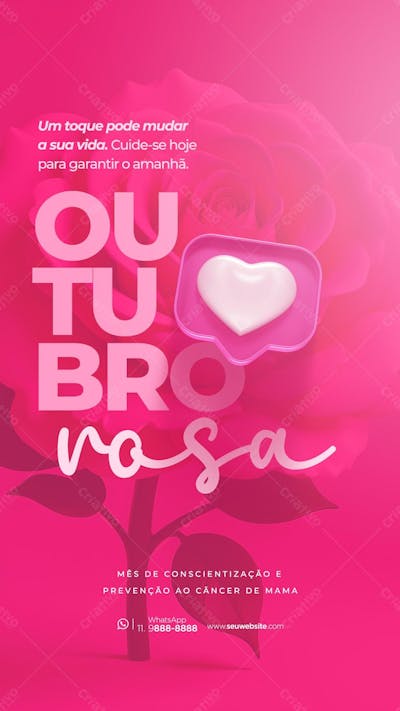 Outubro Rosa Social Media
