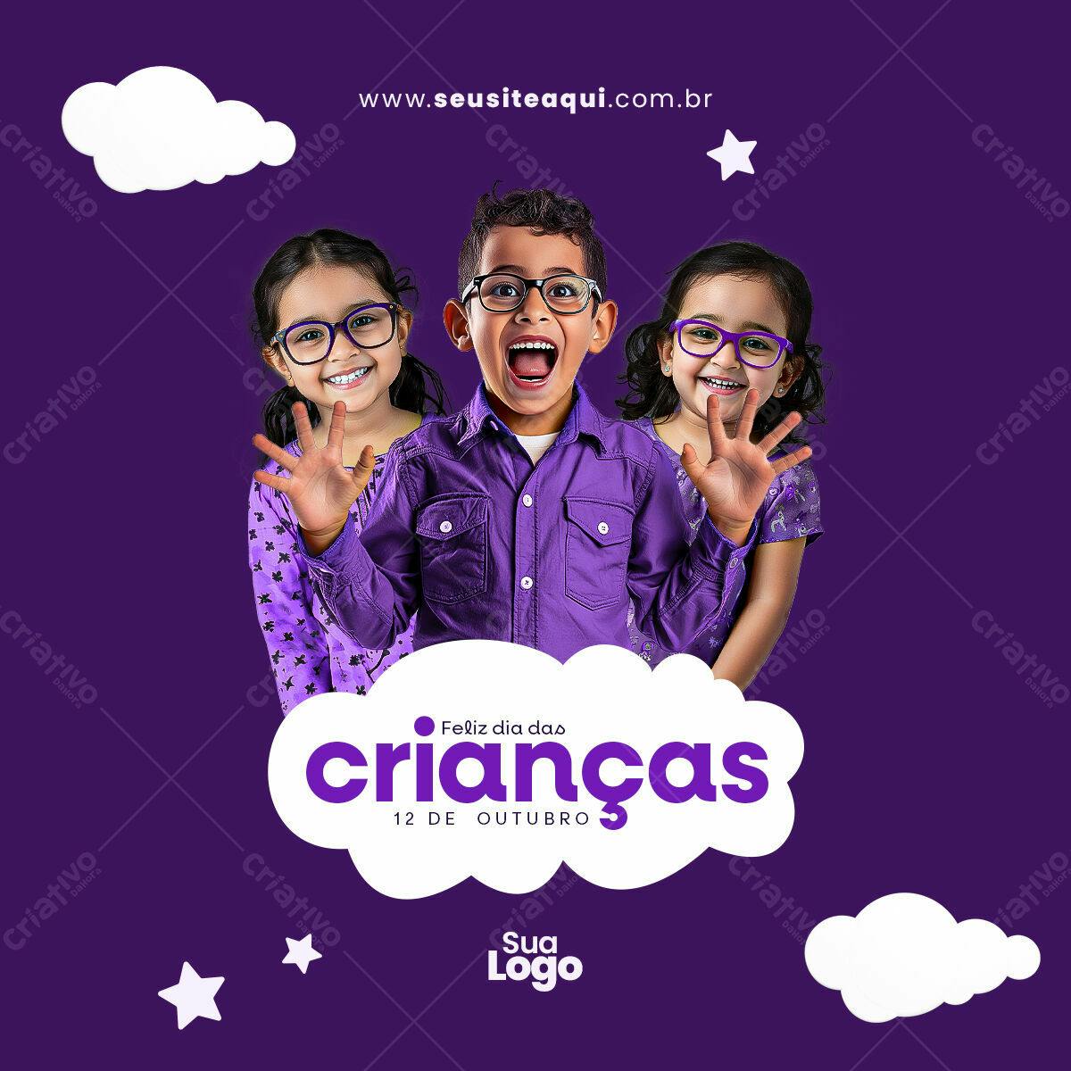 Postagem Dia das Crianças PSD Editável