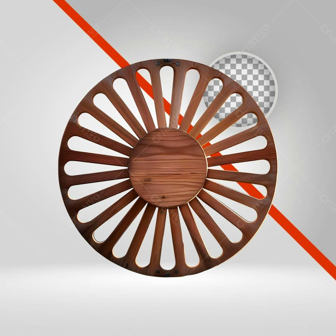 Icone Decorativo Madeira PNG com fundo transparente
