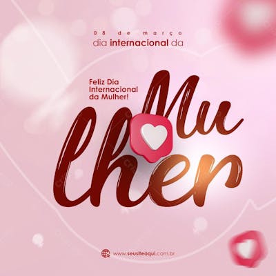 Feliz Dia Da Mulher 08 De Março