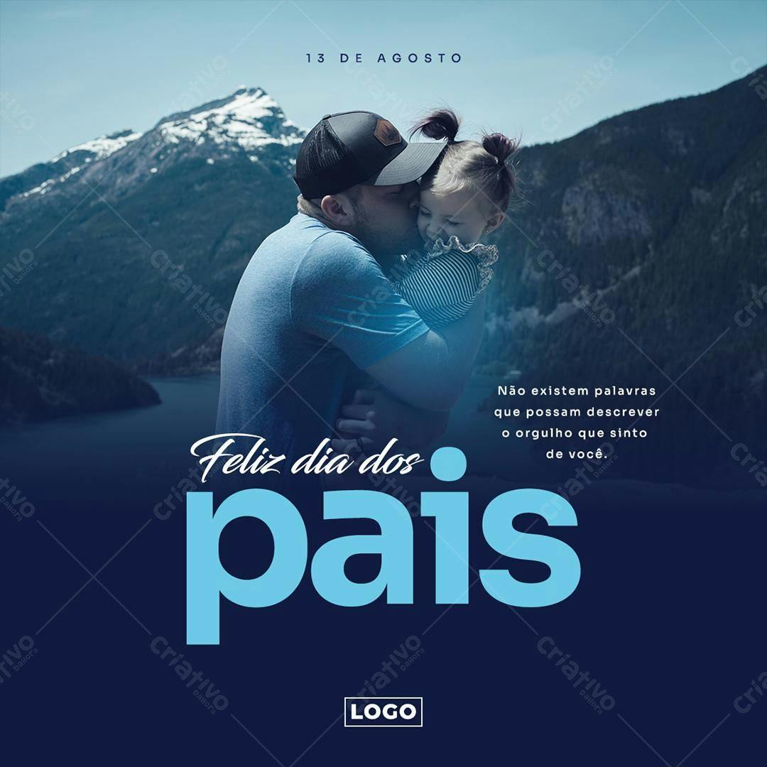 Postagem Dia dos Pais PSD Editável