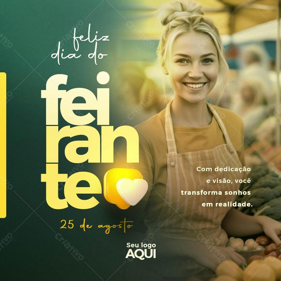 Postagem Dia do Feirante PSD Editável