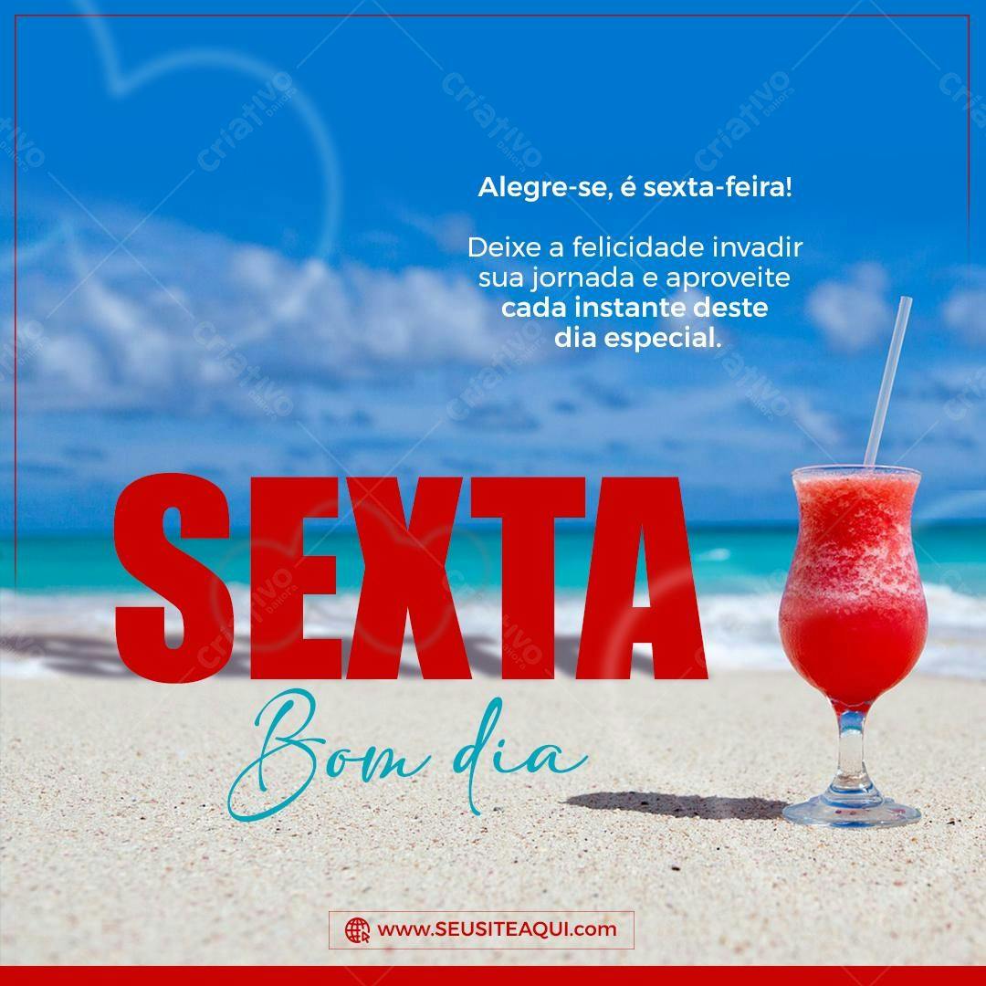 Postagem para Redes Sociais Sexta-feira PSD Editável