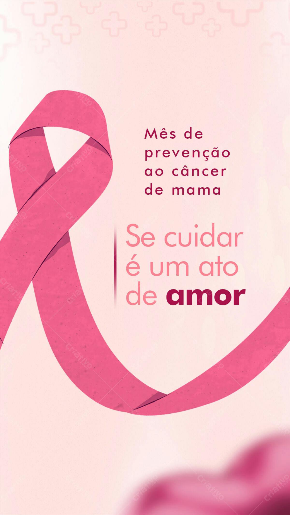 Post para Outubro Rosa PSD Editável