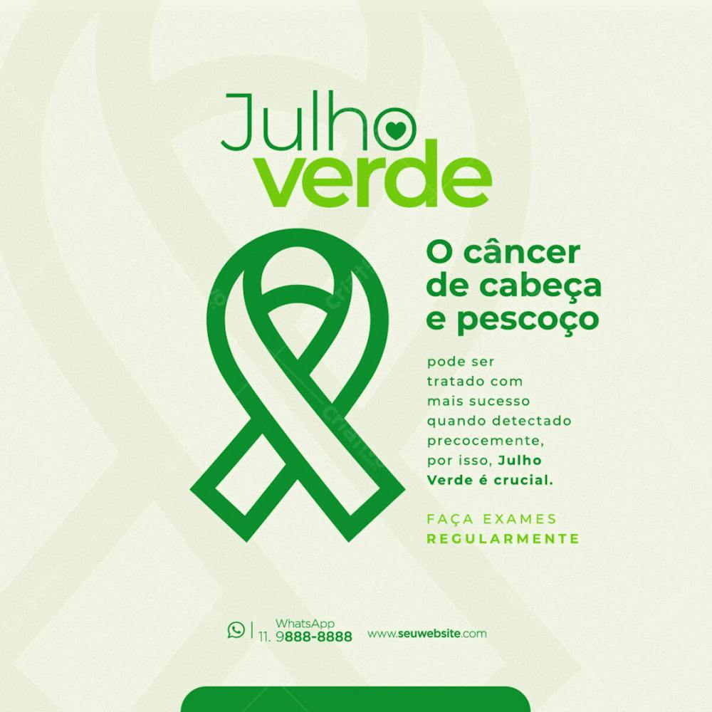 Julho Verde 1 Cancer Cabeça E Pescoço