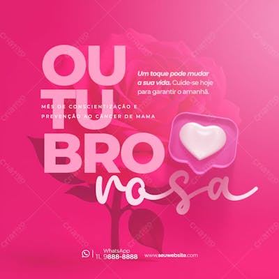 Outubro Rosa 2 Cancer De Mama