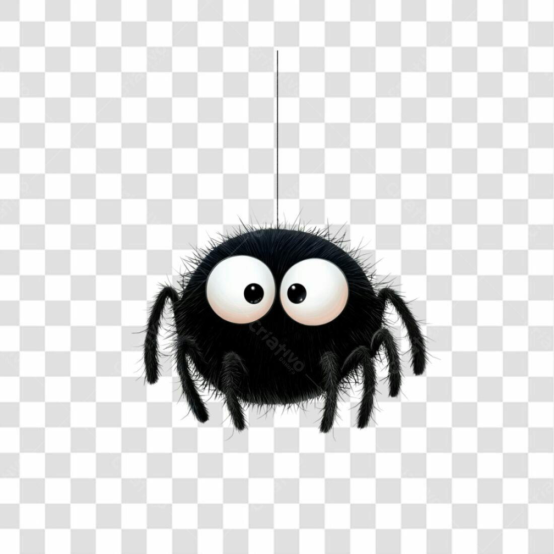 Icone de Aranha para Halloween PNG com fundo transparente