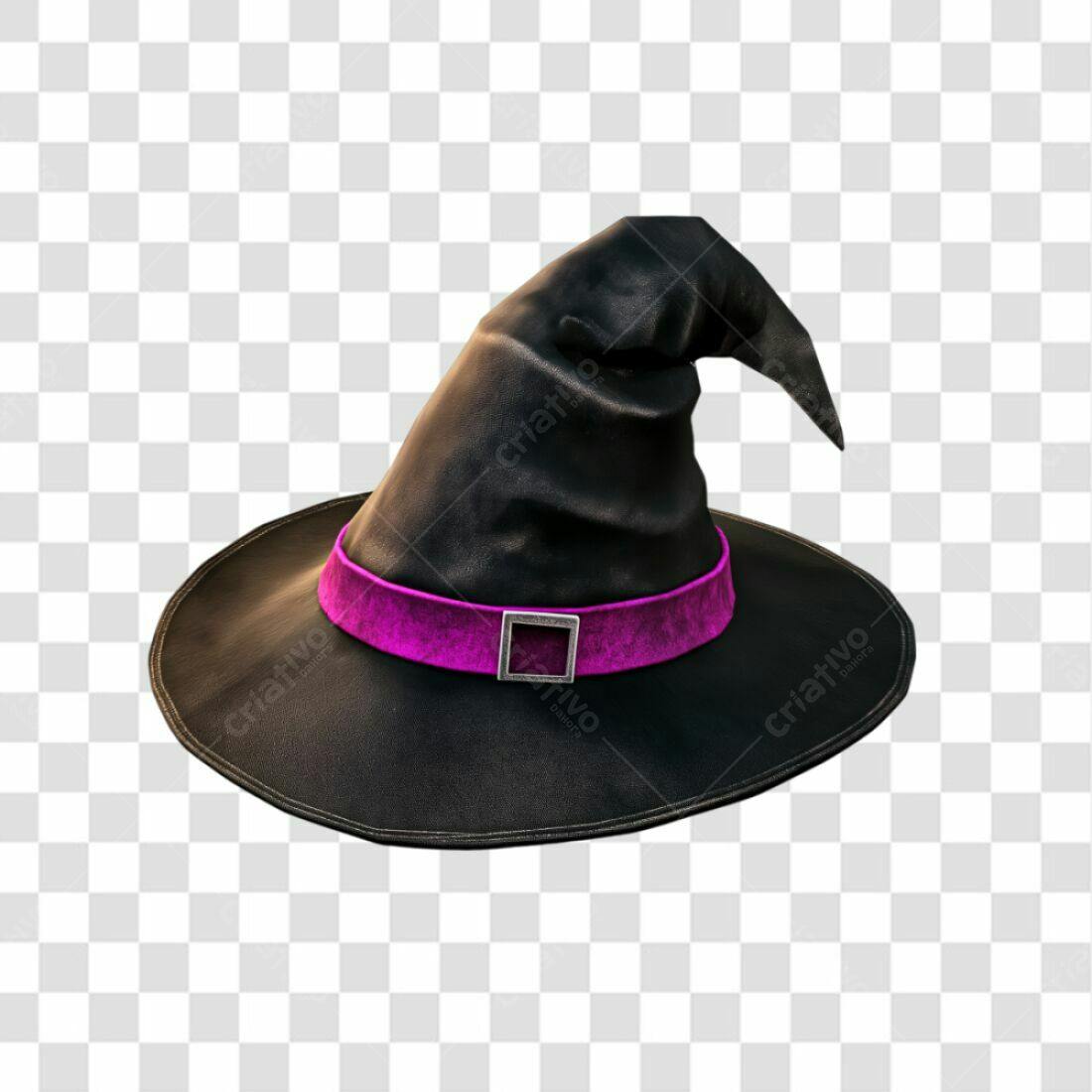 Icone Halloween Chapeu Bruxa PNG com fundo transparente