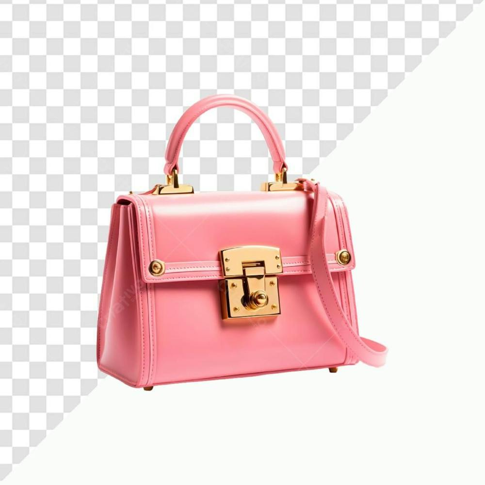 Bolsa Feminina Chique Rosa  png transparente