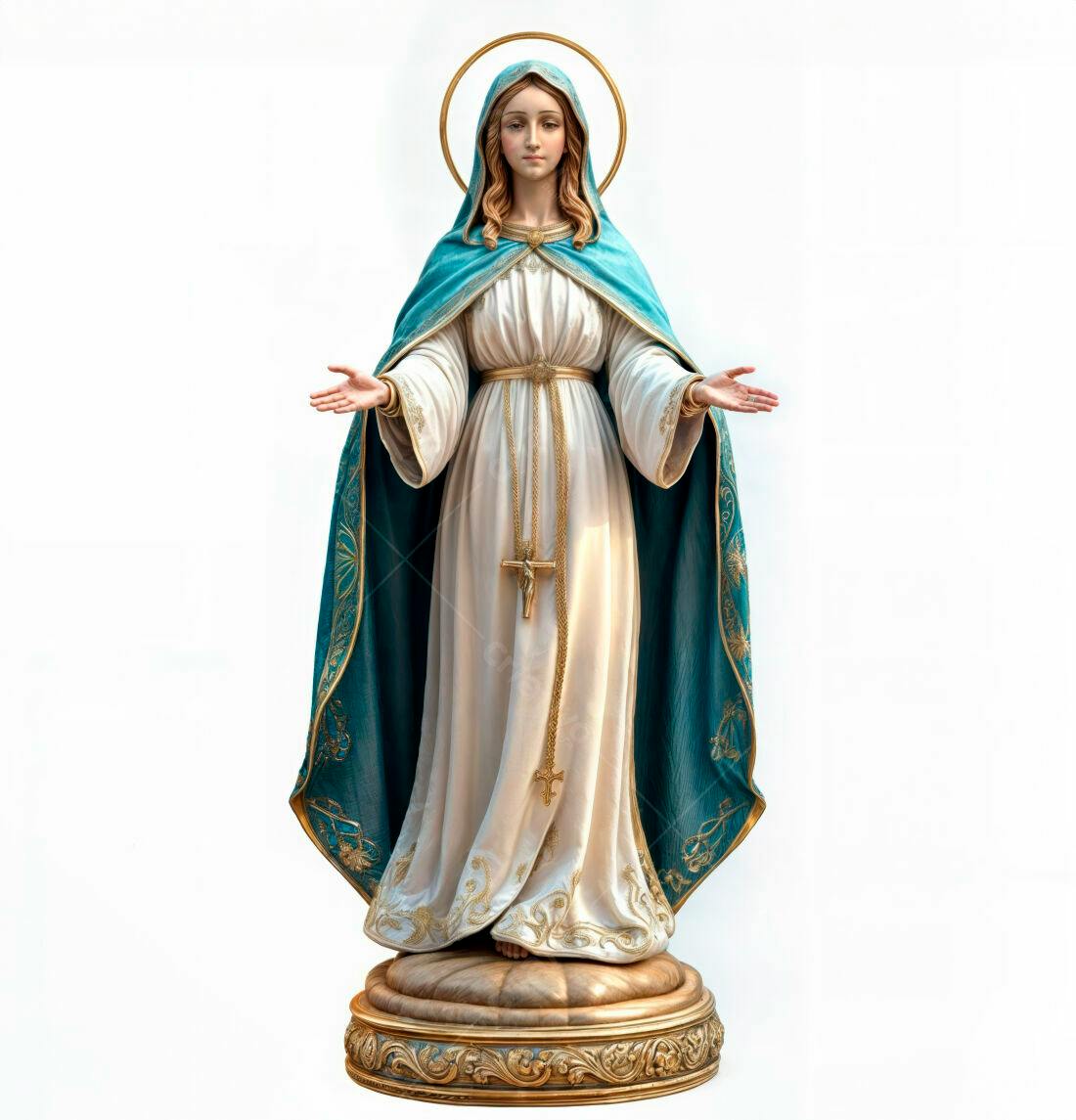 Estátua Nossa Senhora braços abertos