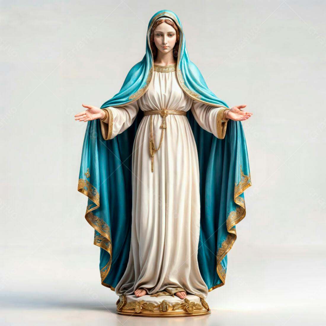 Estátua Nossa Senhora braços abertos