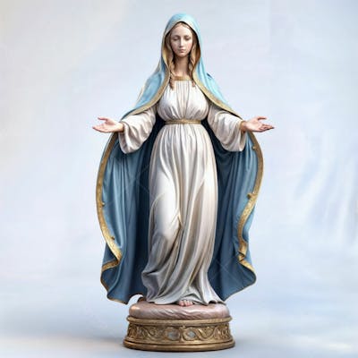 Imagem Nossa Senhora Das Graças Virgem Maria Santa Dos Milagres De Novembro