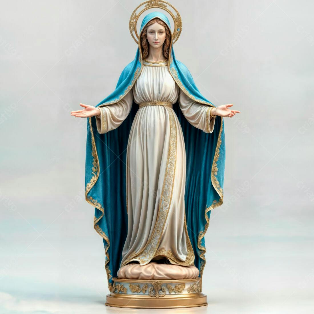 Estátua Nossa Senhora braços abertos