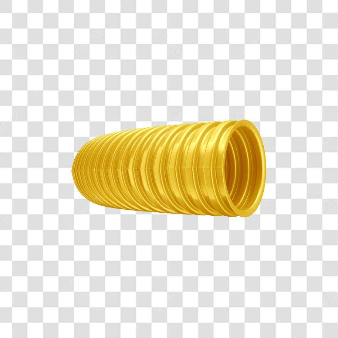 Icone Tubo Ouro PNG com fundo transparente