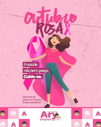 Outubro Rosa - Vereador Ary Cleyton