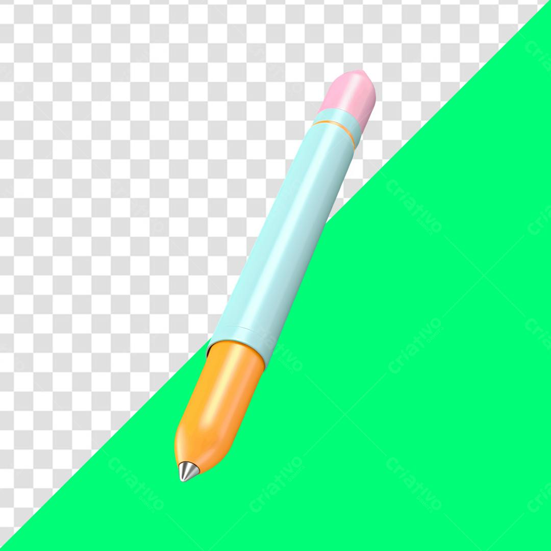 Icone Caneta Pastel PNG com fundo transparente