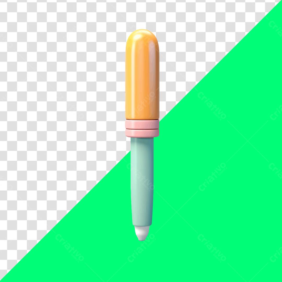Icone Caneta Pastel PNG com fundo transparente